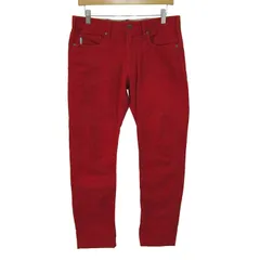 アルマーニジーンズ カラーデニムパンツ J06 Fitted ストレッチ ボトムス メンズ W30 L32サイズ レッド ARMANI JEANS 【中古】のサムネイル