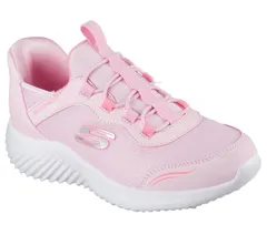 スケッチャーズ レディース シューズ スニーカー Skechers Hands Free Slipins Bounder Simple Cute Girls Shoes Light Pink ピンク