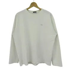 ラコステ 長袖カットソー シャツ エクスクルーシブエディション トップス メンズ US Mサイズ ホワイト LACOSTE 【中古】