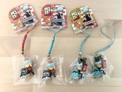 7種】坂田銀時 銀魂 ご当地ねつけ ストラップ 北海道 神戸 横浜 JR