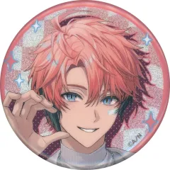【中古】バッジ・ピンズ 赤城ウェン(背景薄色) 「バーチャルYouTuber にじさんじ Oriens 3rd Anniversary ランダムホログラム缶バッジ」