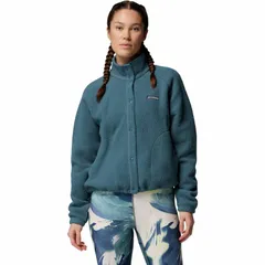 コロンビア レディース アウター ジャケット・ブルゾン フリース Womens Columbia Jasperidge Pebbled Fleece Full Snap Jacket Everblue