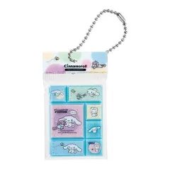 【中古】キーホルダー シナモロール 「サンリオキャラクターズ タイルシールミニチュアチャーム」