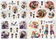 【中古】シール・ステッカー(キャラクター) 全4種セット ウォールステッカー「みんなのくじ あんさんぶるスターズ!～5人揃って流星隊!～」 H賞