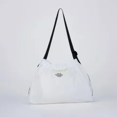 ☆ 01.WHITE ☆ SOLEIL フリーフローショルダーバッグ SOLEIL バッグ ソレイユ 10932 ショルダーバッグ エコバッグ 斜めがけバッグ 肩掛けバッグ レディース 通学 通勤 大きめ 軽量 軽い 折りたたみ パッカブル 撥水のサムネイル