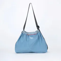 ☆ 03.BLUEGRAY ☆ SOLEIL フリーフローショルダーバッグ SOLEIL バッグ ソレイユ 10932 ショルダーバッグ エコバッグ 斜めがけバッグ 肩掛けバッグ レディース 通学 通勤 大きめ 軽量 軽い 折りたたみ パッカブル 撥水のサムネイル