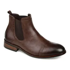 バンス メンズ シューズ ブーツ・レインブーツ チェルシーブーツ チェルシー Vance Co Garrett Mens Chelsea Boots Brown ブラウン