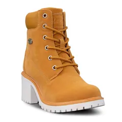 ラグズ レディース シューズ ブーツ・レインブーツ ヒール Lugz Clove Womens Heeled Combat Boots Golden Wheat White ホワイト