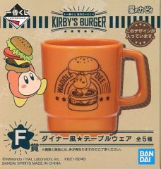 [중고] 머그컵·탕만 와돌디/머그컵 다이너풍 테이블 웨어 [이치반 복권 별의 커비 KIRBY'S BURGER] F상