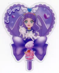 【中古】キャラカード キュアマジェスティ キミと応援♪うちわ型クリアカード第2弾 「映画キミとアイドルプリキュア♪ お待たせ!キミに届けるキラッキライブ!」 入場者プレゼント