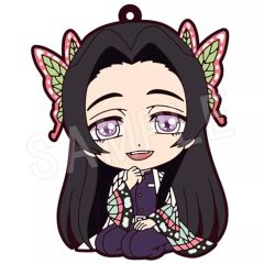 鬼滅の刃 ぺたん娘ラバーストラップ 胡蝶しのぶ 胡蝶カナエ 栗花落 