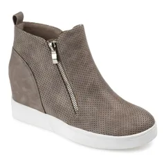 ジュルネ コレクション レディース シューズ スニーカー Journee Collection Pennelope Womens Hidden Wedge Shoes Taupe トープ