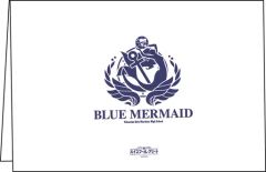 [Used] Bag (Character) Blue Mermaid Emblem Clutch Bag "High School Fleet"