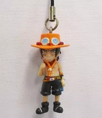 【中古】ストラップ(キャラクター) エース 「ワンピース ワールドコレクタブルフィギュアミニストラップ」 セブンイレブン限定