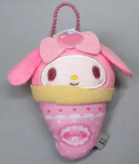 【中古】キーホルダー マイメロディ 「サンリオキャラクターズ クレープおくるみマスコット」