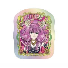 [중고] 씰 스티커 단두대의 아우라 Aure Glass 오로라 다이컷 스티커 [장송의 프리렌]