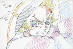 【中古】ポストカード 竈門炭治郎(顔アップ/構え) 展示原画ポストカード 「鬼滅の刃 キャラクター絵巻カフェ in ufotable cafe」
