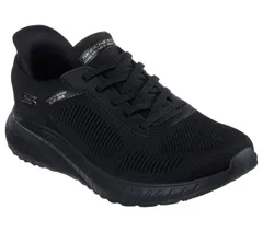 スケッチャーズ レディース シューズ スニーカー Skechers Hands Free Slipins BOBSport Squad Chaos Current Muse Womensneakers Black ブラック