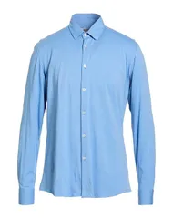ダニエレ アレッサンドリー二 メンズ トップス シャツ DANIELE ALESSANDRINI HOMME 無地シャツ Light Blue ブルーのサムネイル