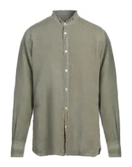 メッサジェリエ メンズ トップス シャツ MESSAGERIE 無地シャツ Military Green グリーンのサムネイル