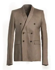 リックオウエンス メンズ アウター ジャケット・ブルゾン RICK OWENS テーラードジャケット Gray グレーのサムネイル