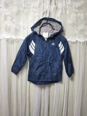 (キッズ) adidas アディダス ウィンドブレーカー アウター ジャケット M