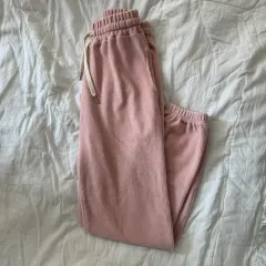 ピンク コーデュロイ ジョガーパンツ ズボン
