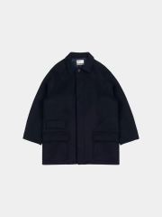 HYKE│WOOL GATHERED COAT 黒 サイズ2 HYKE/WOOL GATHERED COAT - メルカリ