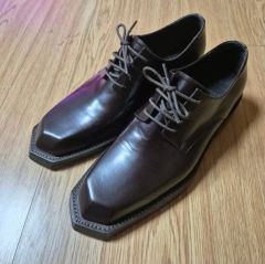 Martine Rose ブラックレザー ドレスシューズ EU42 Martine Rose ブラックレザー ドレスシューズ EU42 - メルカリ