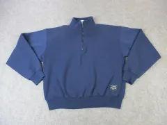 90s ラッセル アスレチック ヴィンテージ クォーター ジップアップ スウェットシャツ