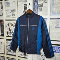 アディダス ブラック & ブルー レーシング パデッド ジャケット