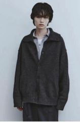 最終値下O×Crepuscule Mohair polo cardigan 2 - メルカリ