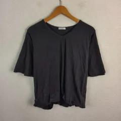 AMI アミ VネックTシャツ 無地 ブラック 古着 シンプル モードのサムネイル