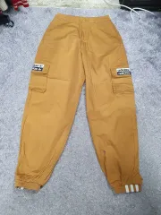 アディダス カーゴ ジョガー パンツ ベージュ xs