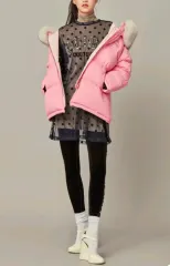 JUICY COUTURE ジューシークチュール ドット パータン メッシュ レイヤード ONE PIECEのサムネイル