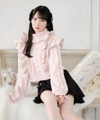 BunnyLis フーディニットトップス、ティアードスカート - メルカリ