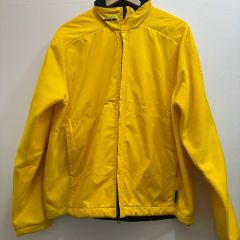 美品POSTALCOフリーアームレイヤージャケット ナイロンコートYellow