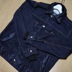 23SS SACAI サカイ ナイロン インサート デニム ジャケット 499のサムネイル