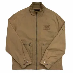 90s Lee リー ヴィンテージ マルチポケット ベージュ コットン ウォーク ジャケット Lのサムネイル