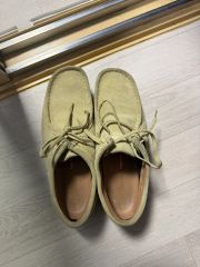 極美品】シュプリーム × クラークス パテントレザー ワラビー 25.5