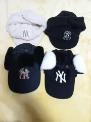 MLB キッズ 耳あて ニット帽 (F/8 13y)