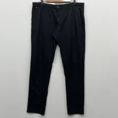 ZARA ザラ マン ブラック コットン パンツ 34