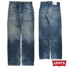 LEVIS66501 デニム 00s 日本製 ボタンフライ 耳 ひげ - メルカリ