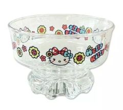 Hello Kitty ハイビスカス柄 デザートグラス 2007年平成初期レトロ