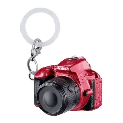 【中古】ストラップ Nikon D5500：AF-S DX NIKKOR 18-55mm f/3.5-5.6G VR II レッド 「Nikon めじるしアクセサリー」