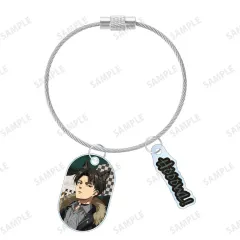 【中古】キーホルダー リヴァイ・アッカーマン 描き下ろし 狼男ver. 2連ワイヤーアクリルキーホルダー 「進撃の巨人 POP UP SHOP in マルイ vol.4」