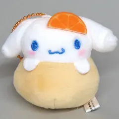 【中古】トレーディングフィギュア シナモロール（オレンジ） 「サンリオキャラクターズ かおりつきフルーツ大福マスコット」