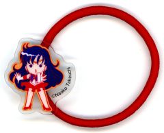 [Used] Accessory (Non-metallic) Sailor Mars Acrylic Hair Tie "Pretty Guardian Sailor Moon x Meiji" Lawson Purchase Bonus Item