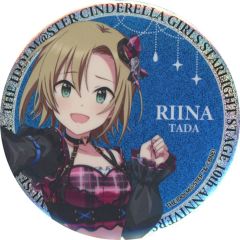 [중고] 배지 핀스 타다 리 의나(STARLIGHT STAGE 10th ANNIVERSARY 개최 기념 ver.) 공식 φ75mm 반짝이 캔 배지 [아이돌 마스터 신데렐라 걸즈]