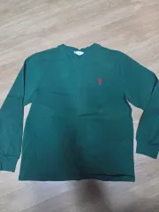 アミ スモール ハート グリーン 長袖Tシャツのサムネイル